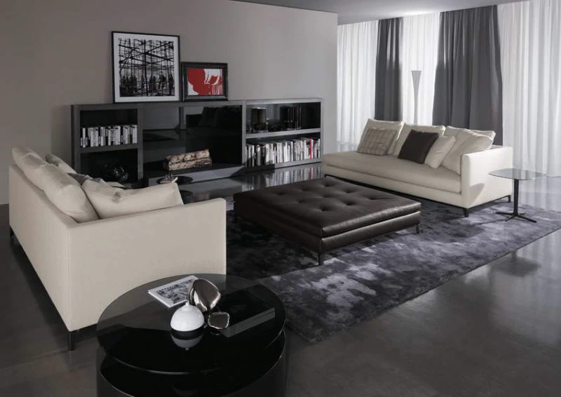 Диван Andersen Slim 90/103 — Minotti, кожа, фото 2