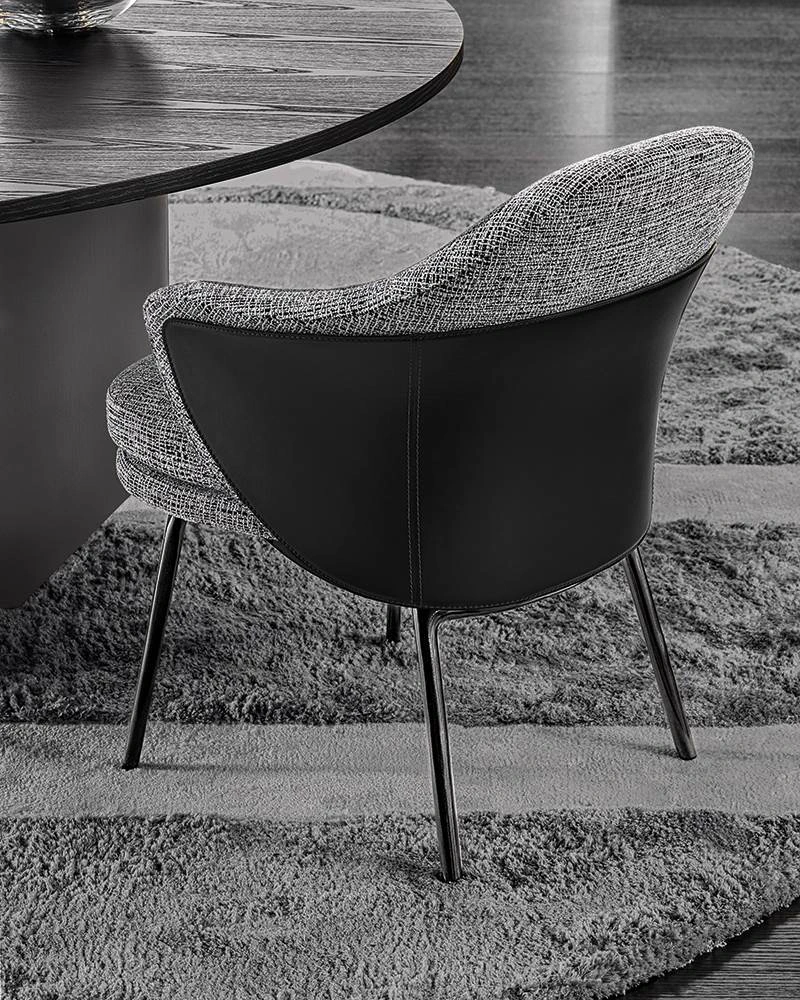 Стул Angie "Dining" — Minotti, кожа, фото 3