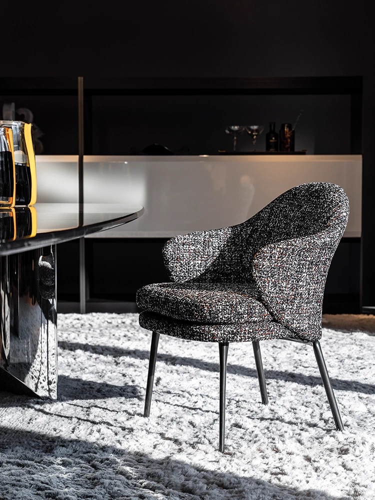 Стул Angie "Dining" — Minotti, кожа, фото 6