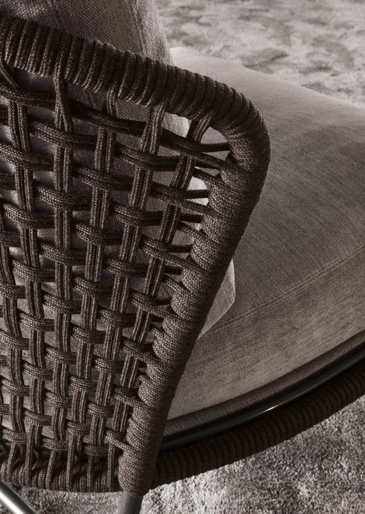 Кресло Aston "Cord" Indoor — Minotti, кожа, фото 5