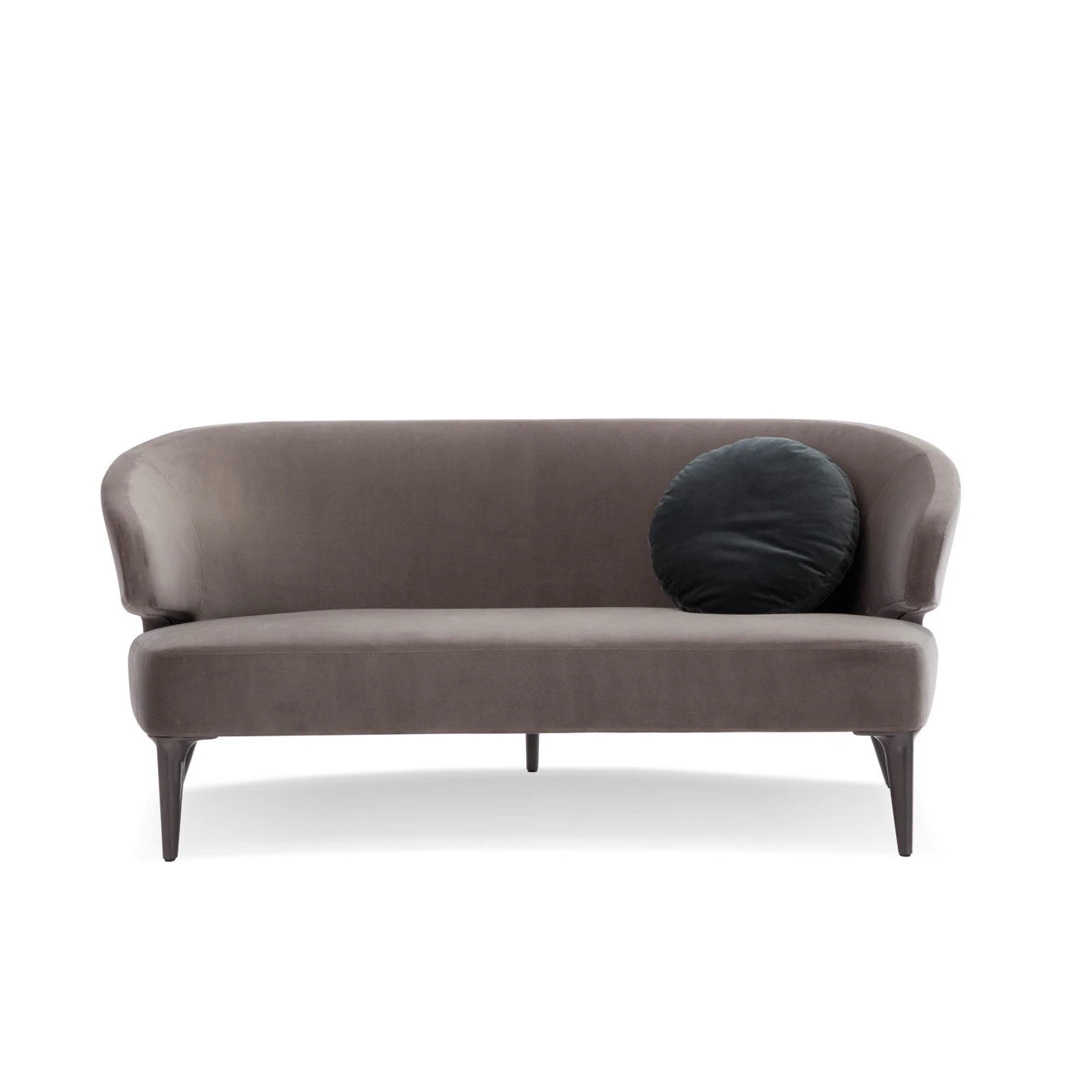 Каркас и наполнение: металл. Современный дизайн Диван Aston — Minotti, кожа