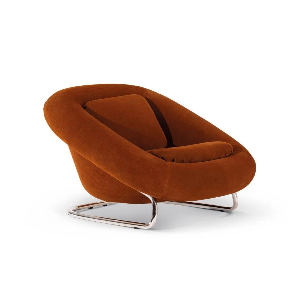 Кресло Barrel — Minotti, кожа