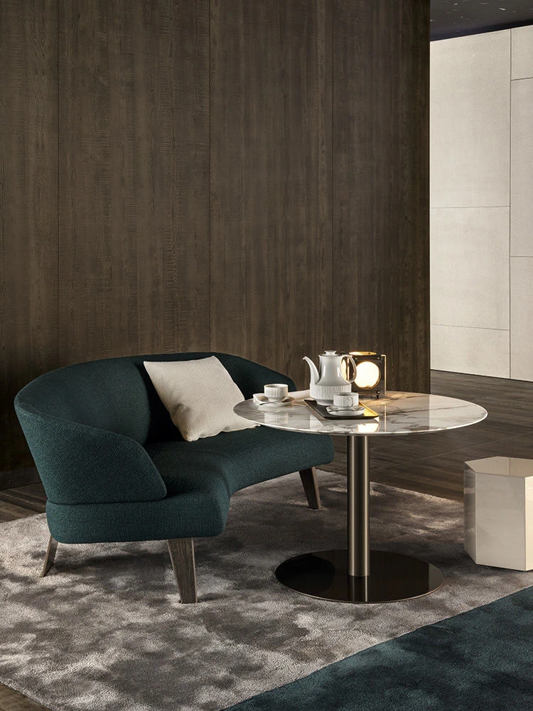 Стол Bellagio Lounge "Bronze" — Minotti, мрамор, фото 5