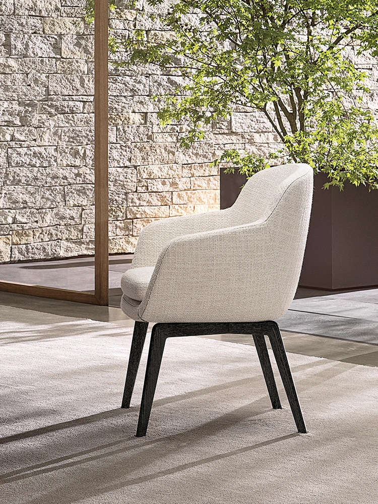 Стул Belt "Dining" — Minotti, кожа, фото 4