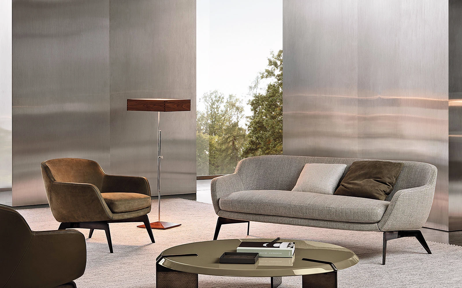 Диван Belt — Minotti, кожа, фото 5