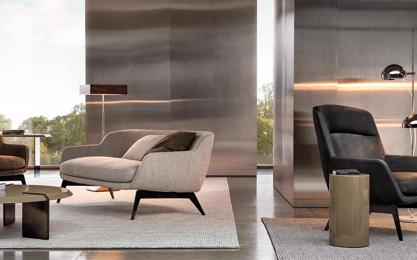 Диван Belt — Minotti, кожа, фото 6