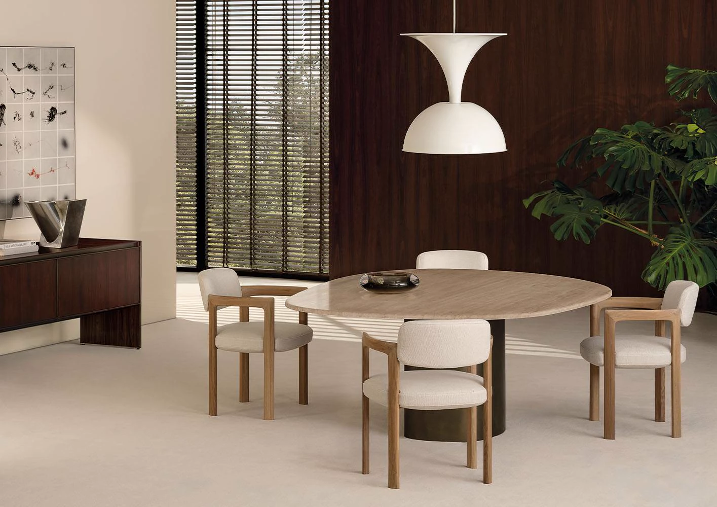 Стол Bezier "Dining" Table — Minotti, мрамор, фото 5