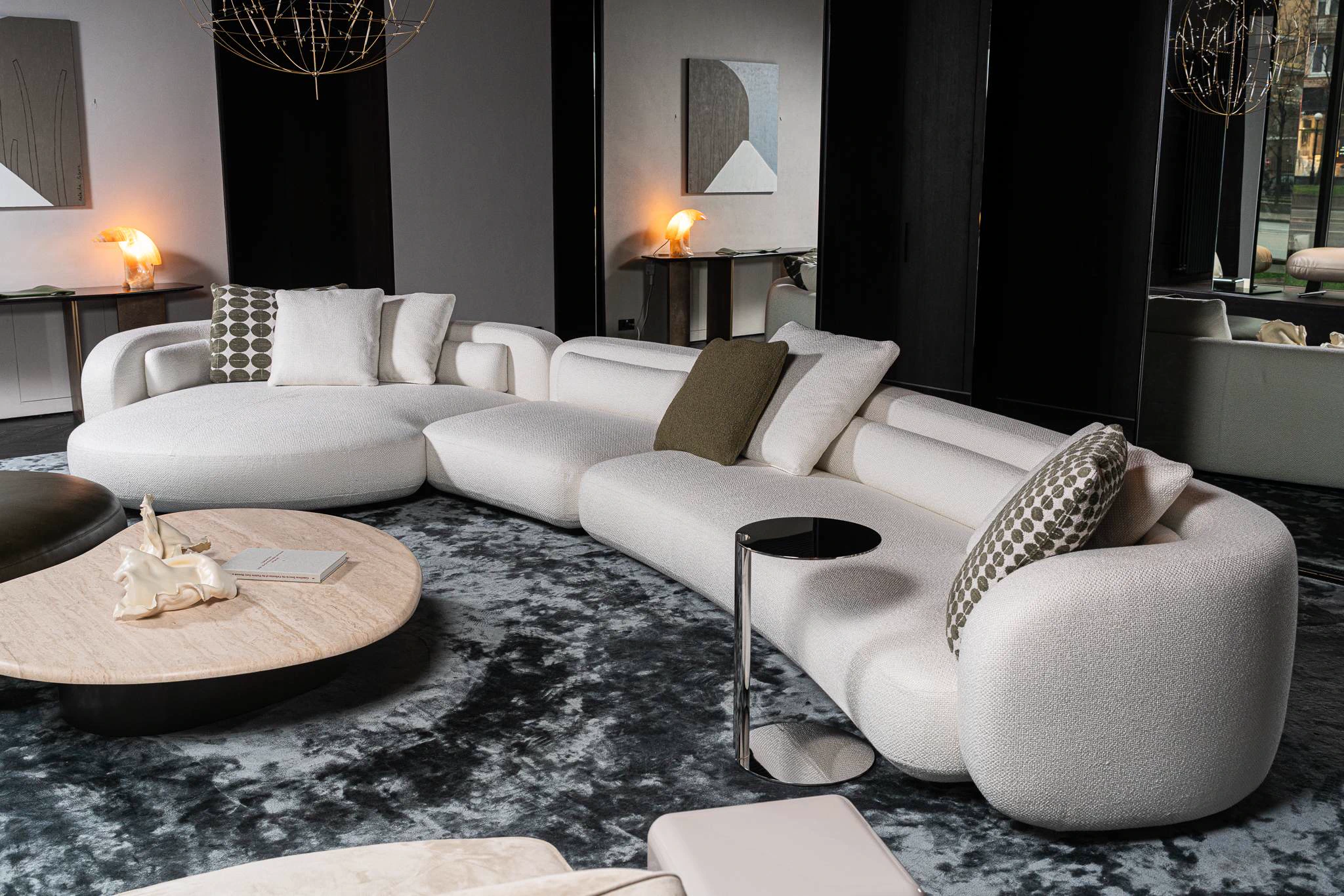 Модульный диван Bezier — Minotti, кожа