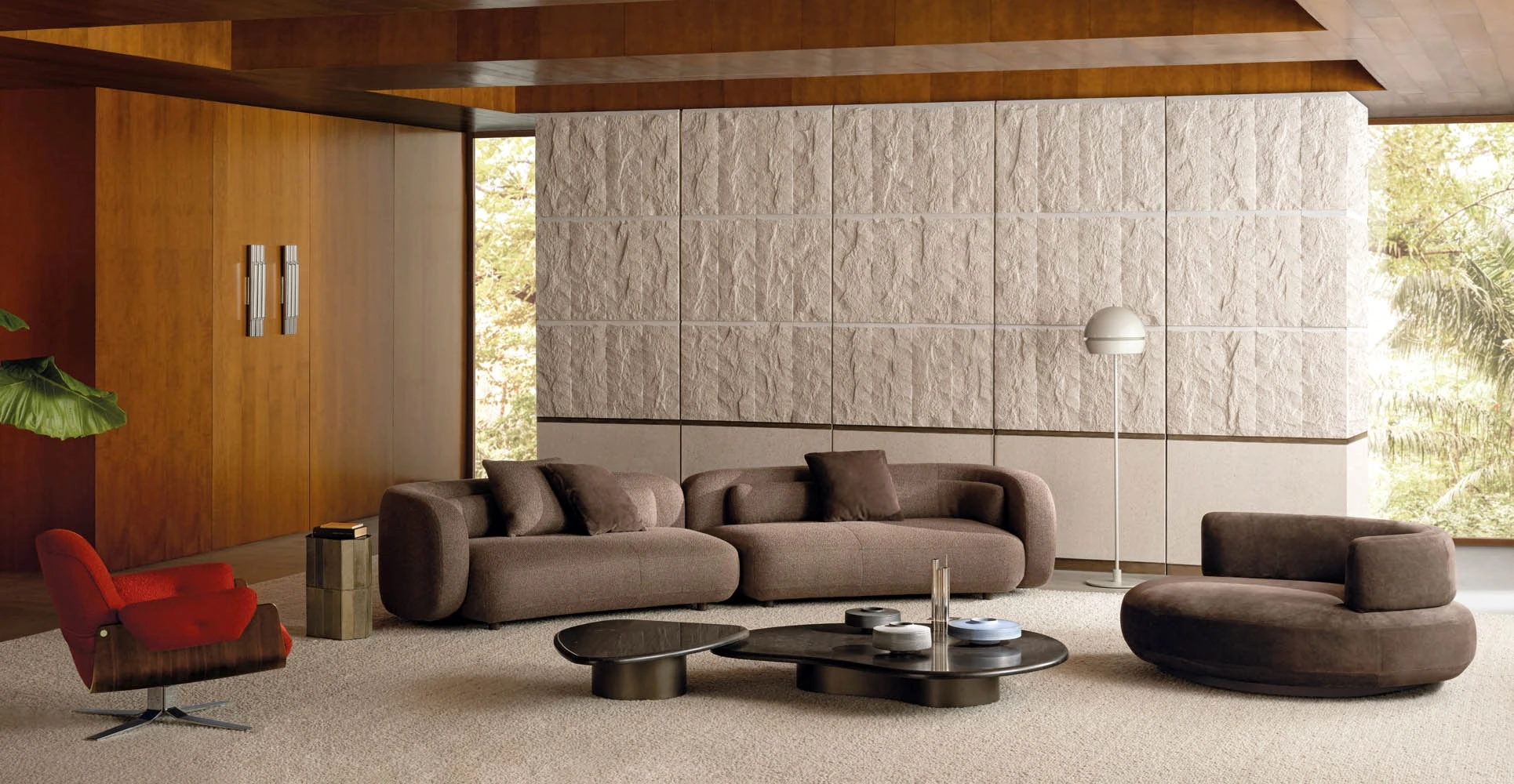 Кресло Bezier — Minotti, кожа, фото 2
