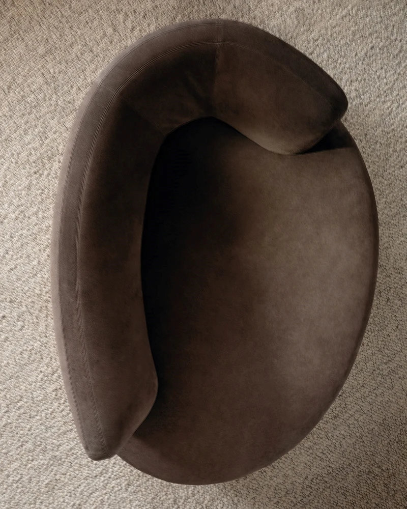 Кресло Bezier — Minotti, кожа, фото 3