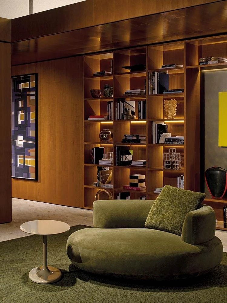 Кресло Bezier — Minotti, кожа, фото 5
