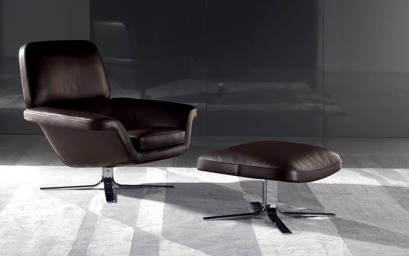 Кресло Blake-Soft — Minotti, кожа, фото 6