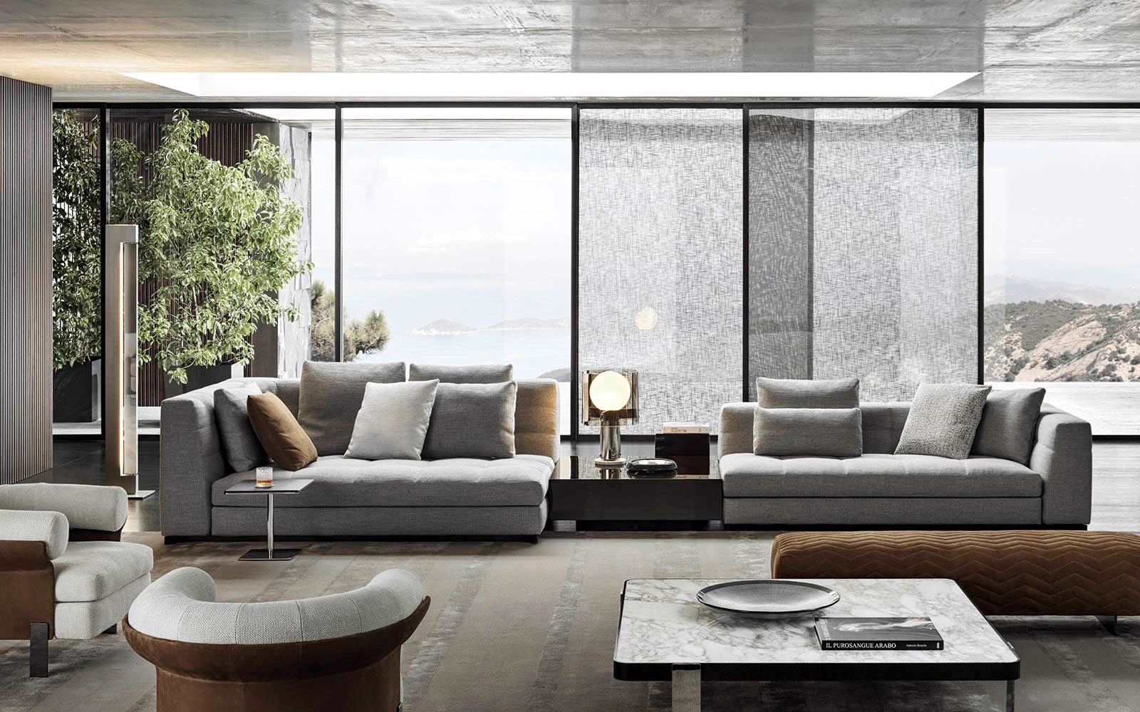 Диван Blazer — Minotti, кожа, фото 6