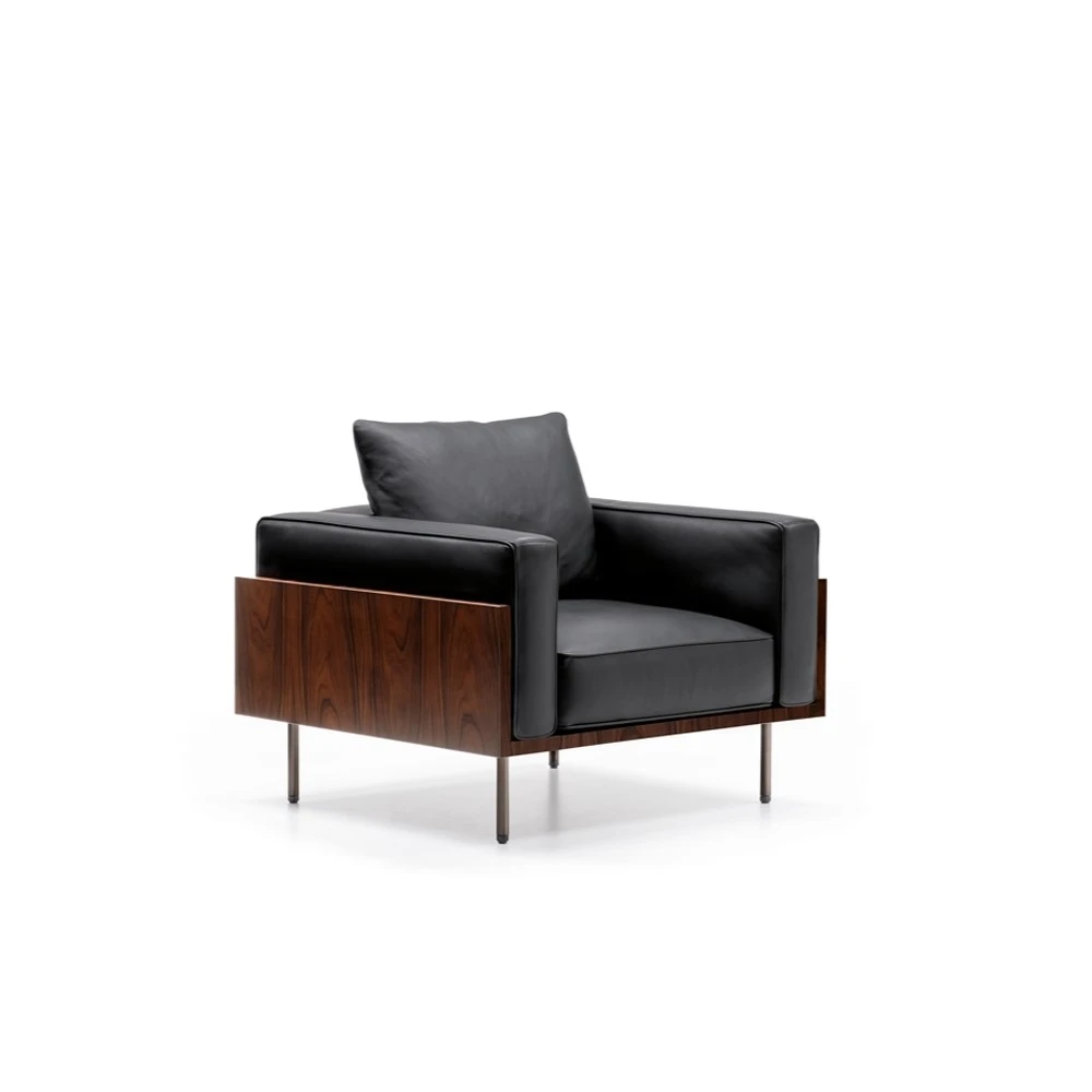 Кресло Brasilia — Minotti, кожа, фото 2