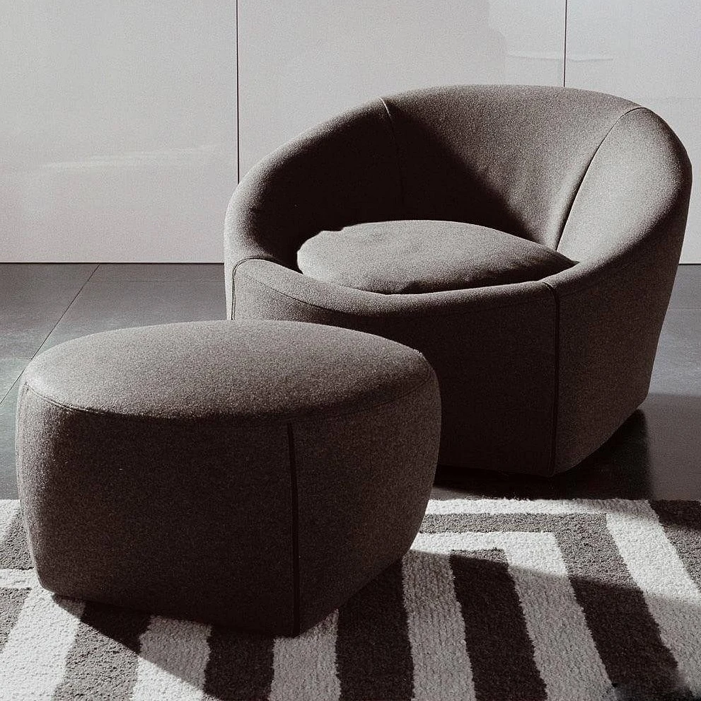 Кресло Capri Base — Minotti, кожа, фото 3