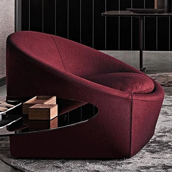 Кресло Capri Base — Minotti, кожа, фото 5