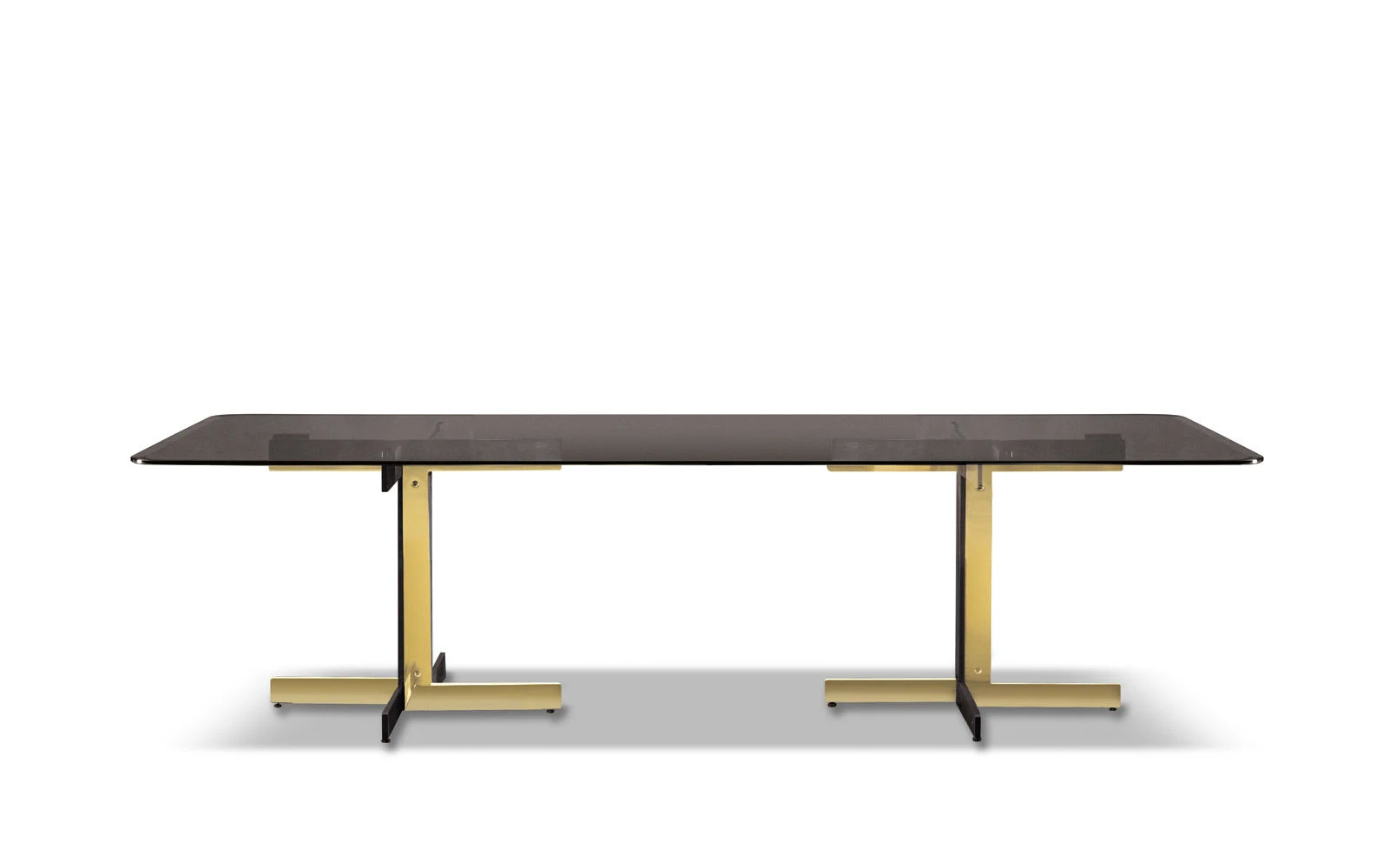 Каркас и наполнение: дерево, металл. Современный дизайн Стол Catlin "Dining" Table — Minotti, мрамор, фото 3