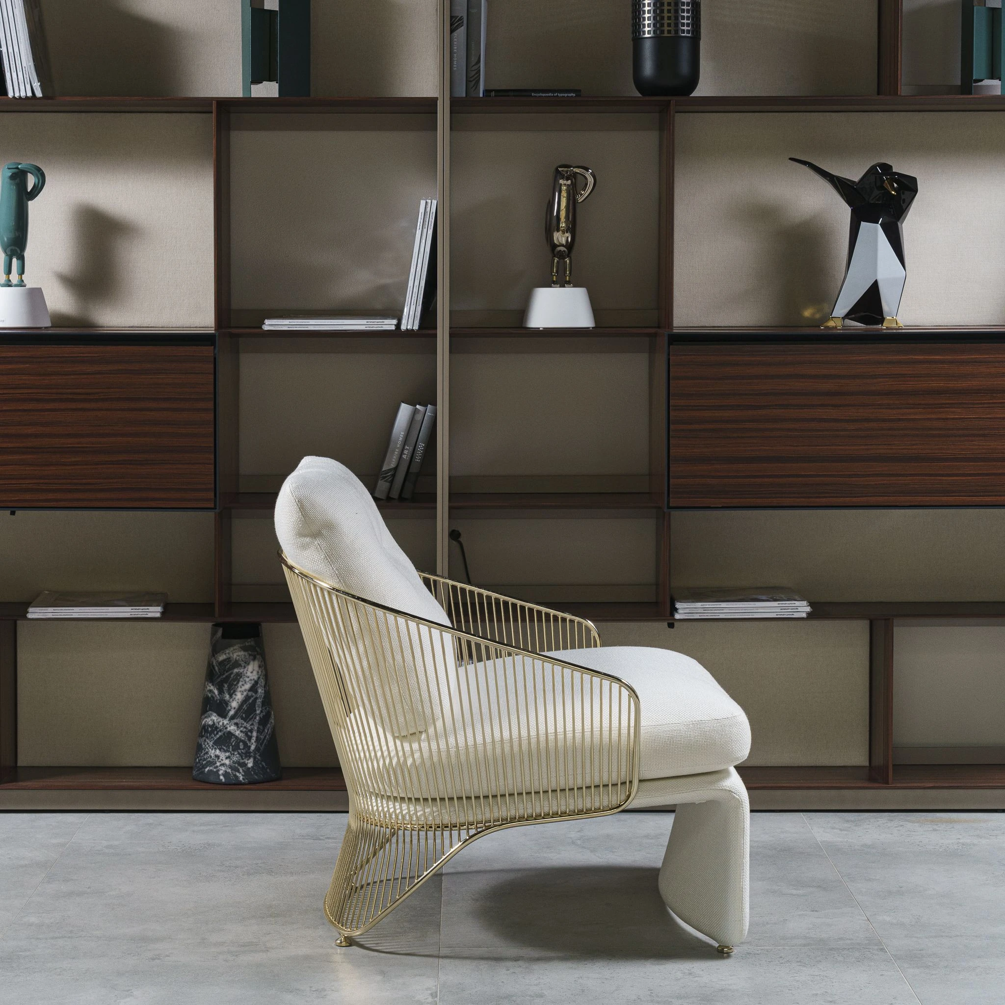 Кресло Colette Space Bianco — Minotti, кожа, фото 5