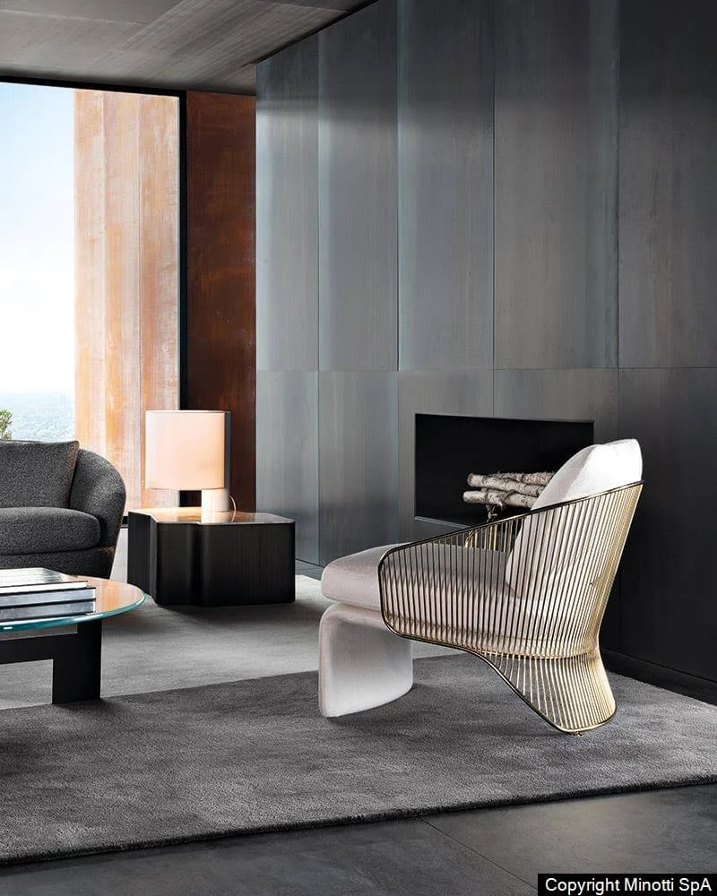 Кресло Colette — Minotti, кожа, фото 6