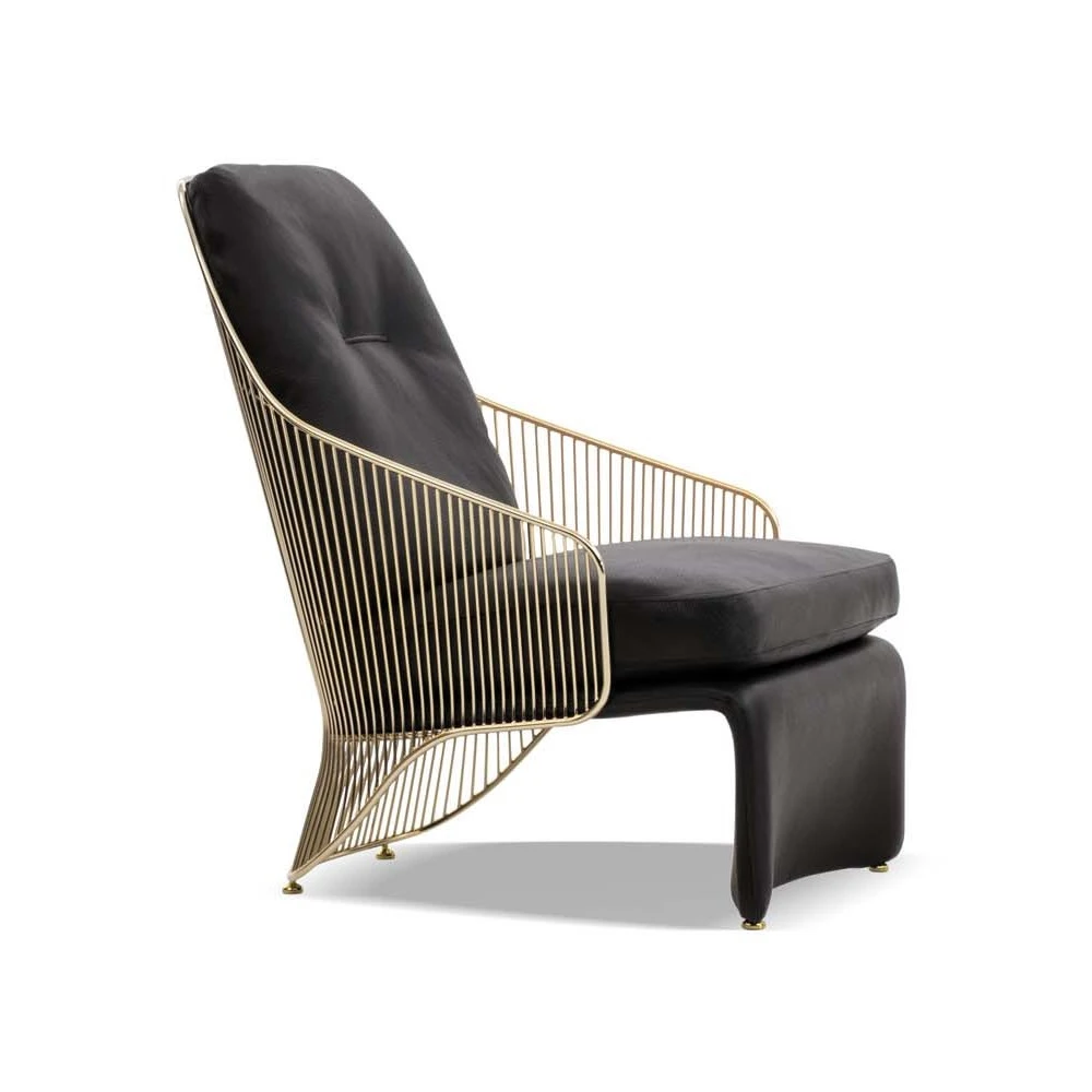 Кресло Colette — Minotti, кожа