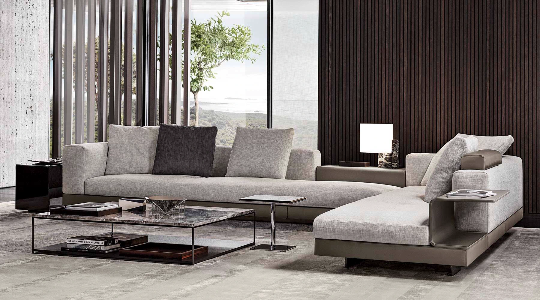 Диван Connery — Minotti, кожа, фото 5