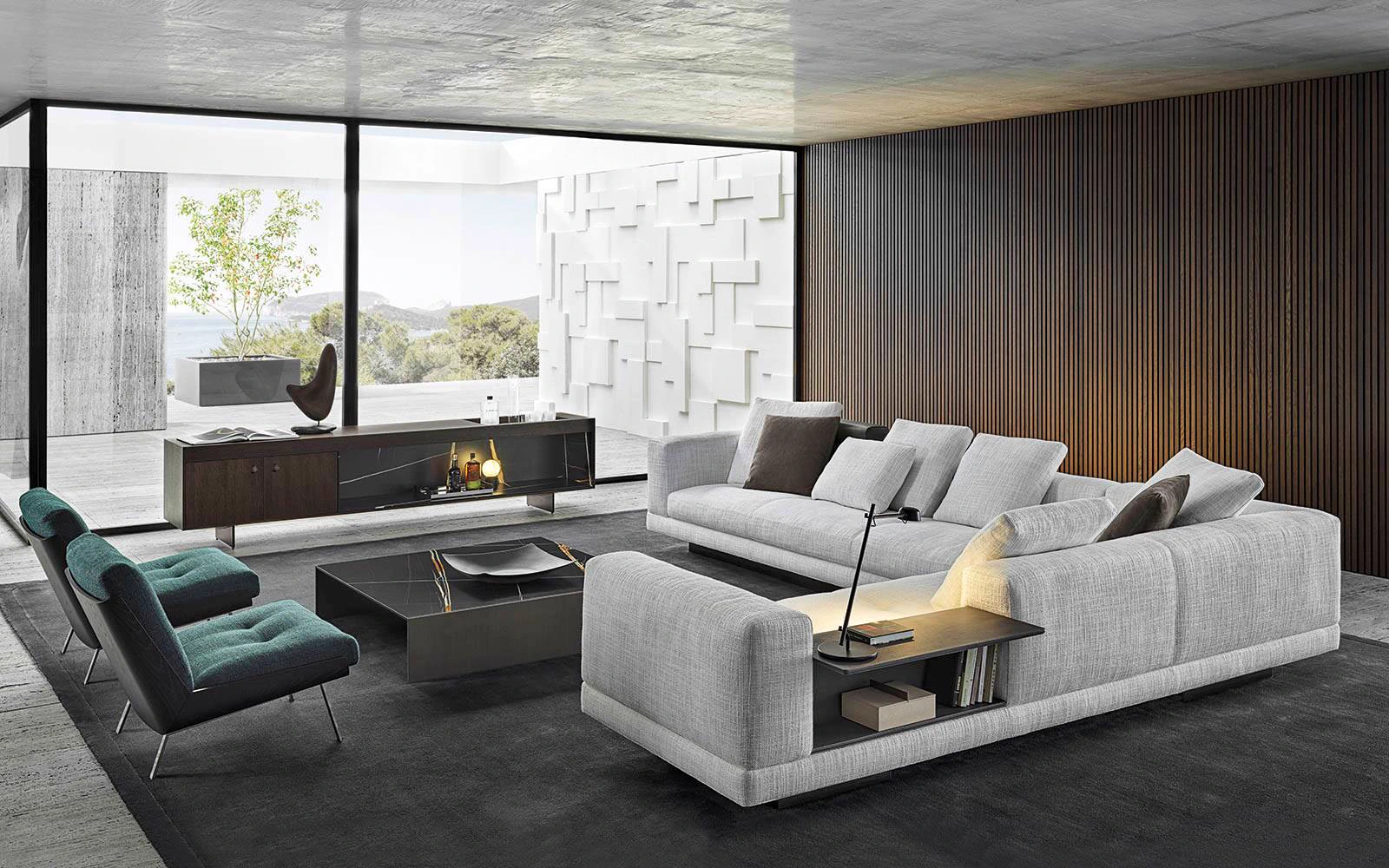 Диван Connery — Minotti, кожа, фото 6