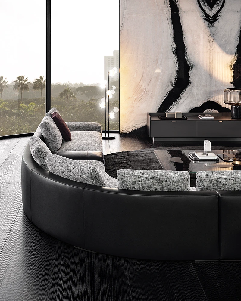 Диван Daniels — Minotti, кожа, фото 4