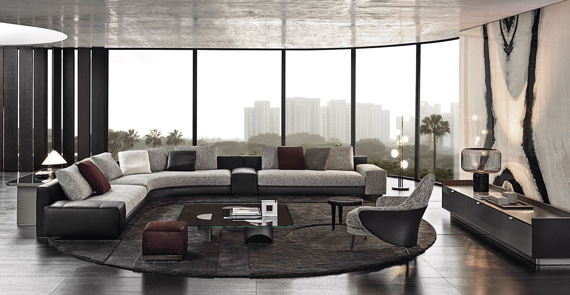 Диван Daniels — Minotti, кожа, фото 5