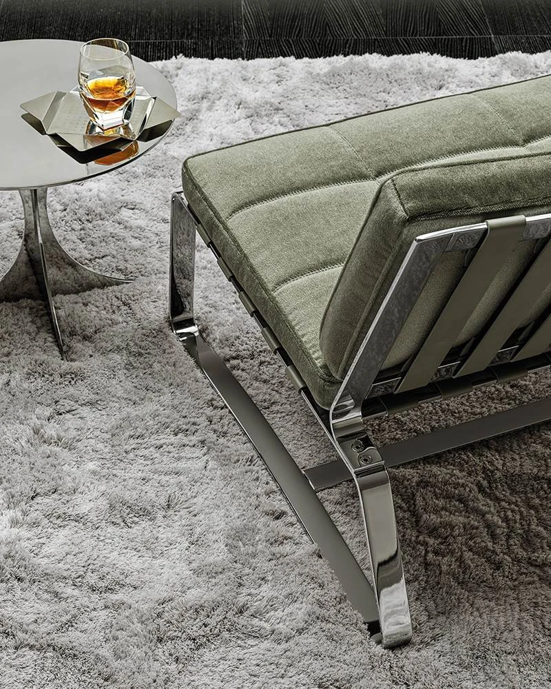Кресло Delaunay Quilt — Minotti, кожа, фото 4
