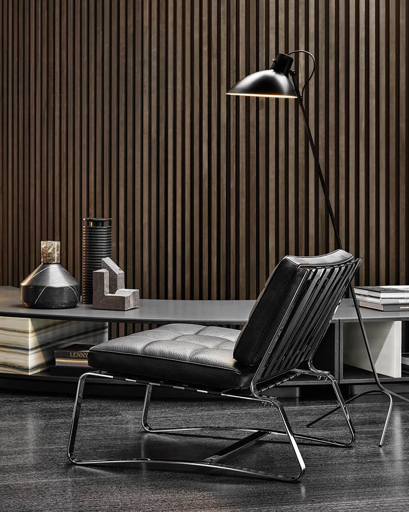 Кресло Delaunay Quilt — Minotti, кожа, фото 5