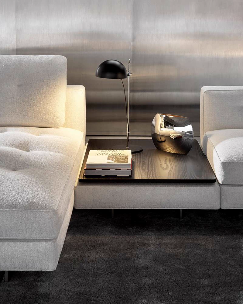 Диван Dylan Low — Minotti, кожа, фото 3