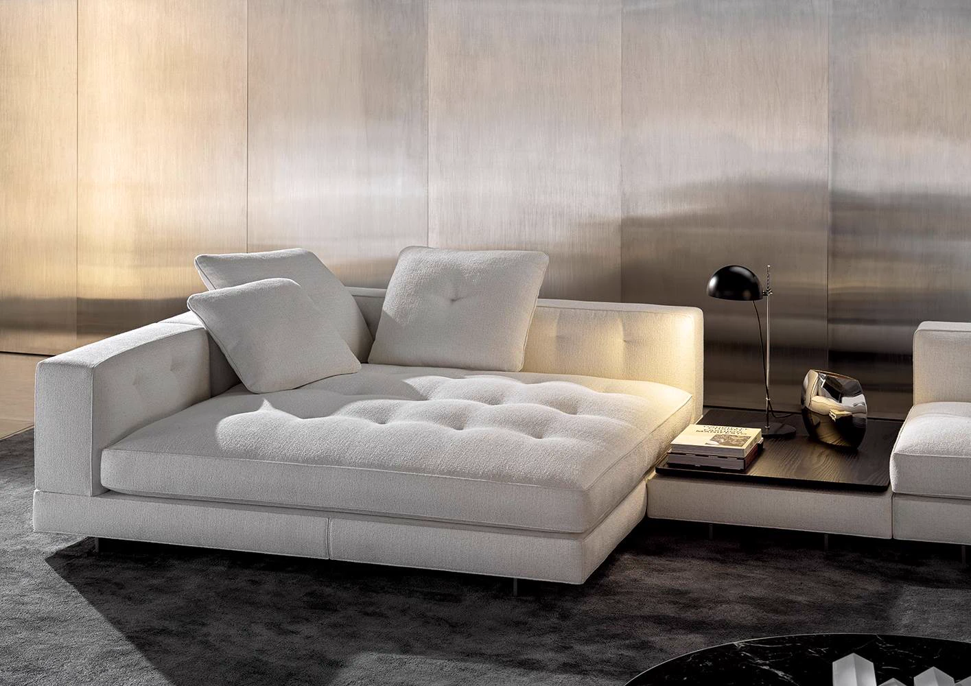 Диван Dylan Low — Minotti, кожа, фото 4