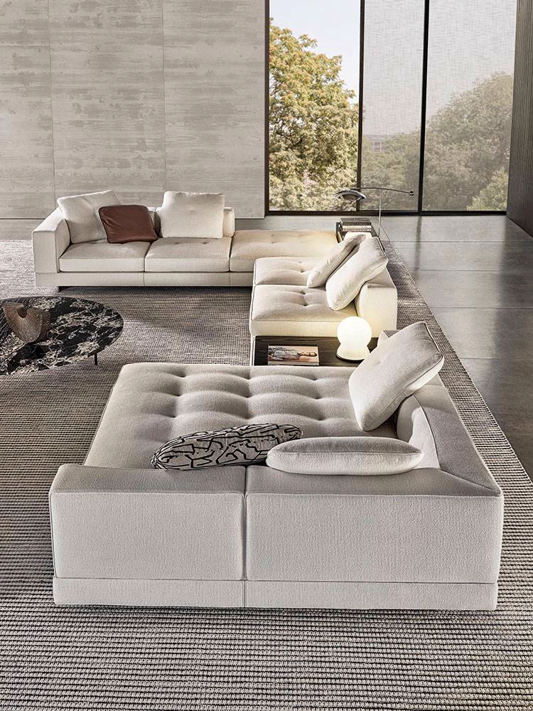 Диван Dylan Low — Minotti, кожа, фото 6