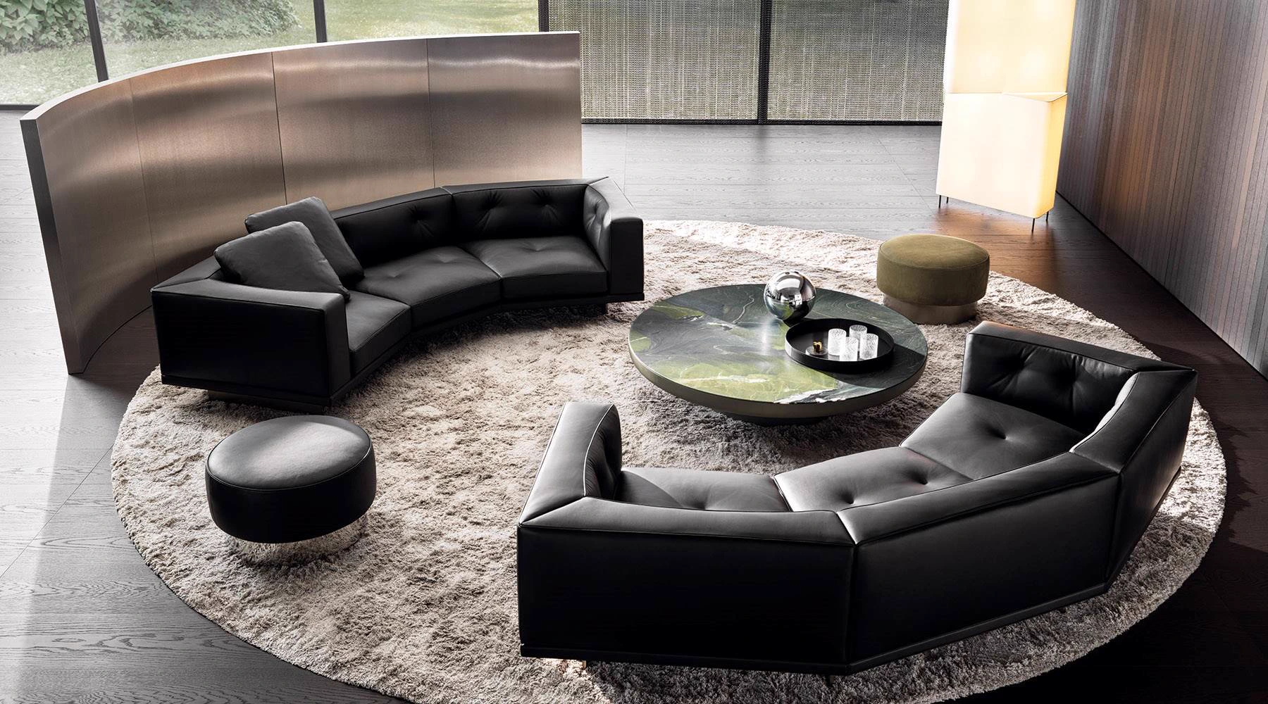 Диван Dylan Small — Minotti, кожа, фото 3