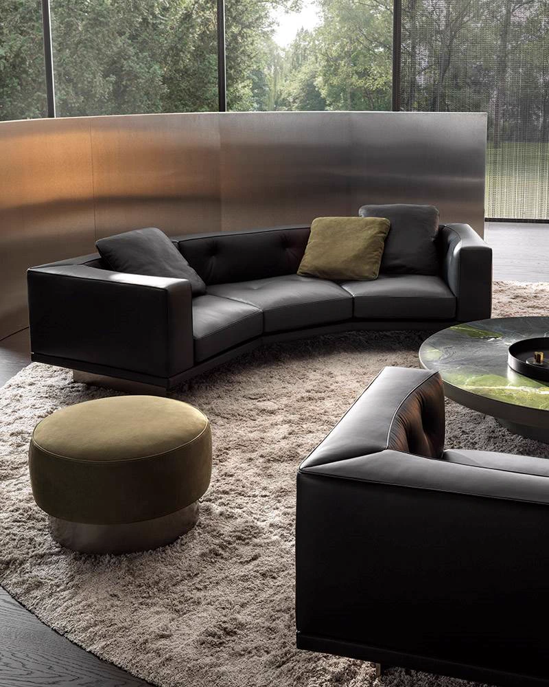 Диван Dylan Small — Minotti, кожа, фото 4