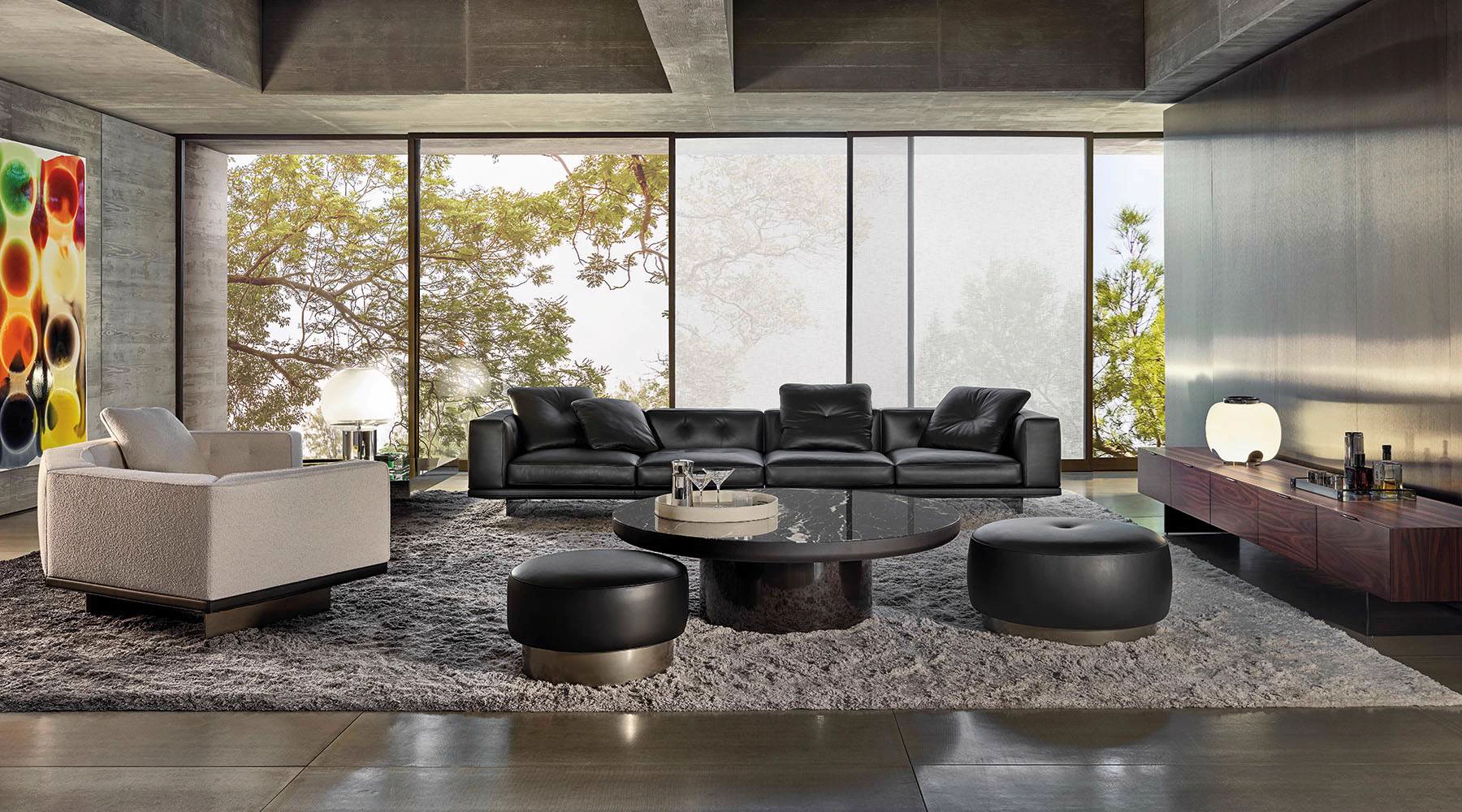 Диван Dylan — Minotti, кожа, фото 3