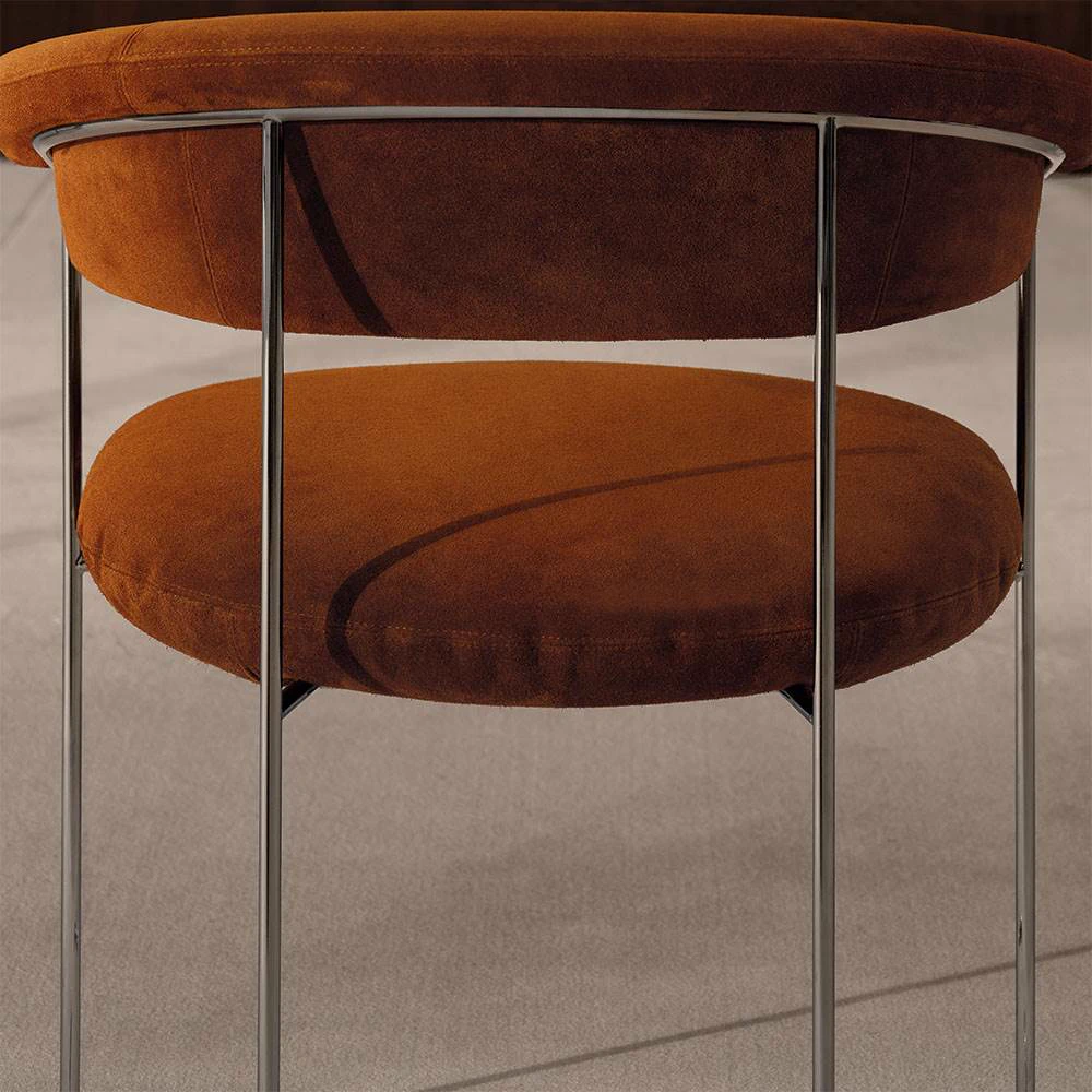 Стул Elyne "Dining" — Minotti, кожа, фото 5