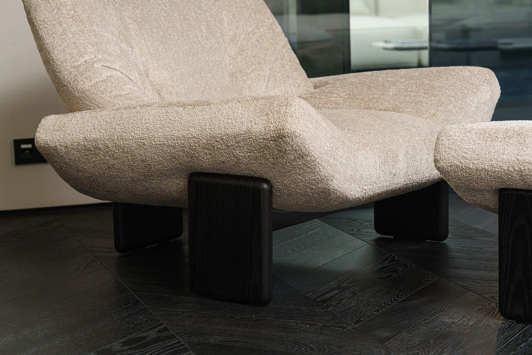 Кресло Emmi Teddy nuvola — Minotti, кожа, фото 2
