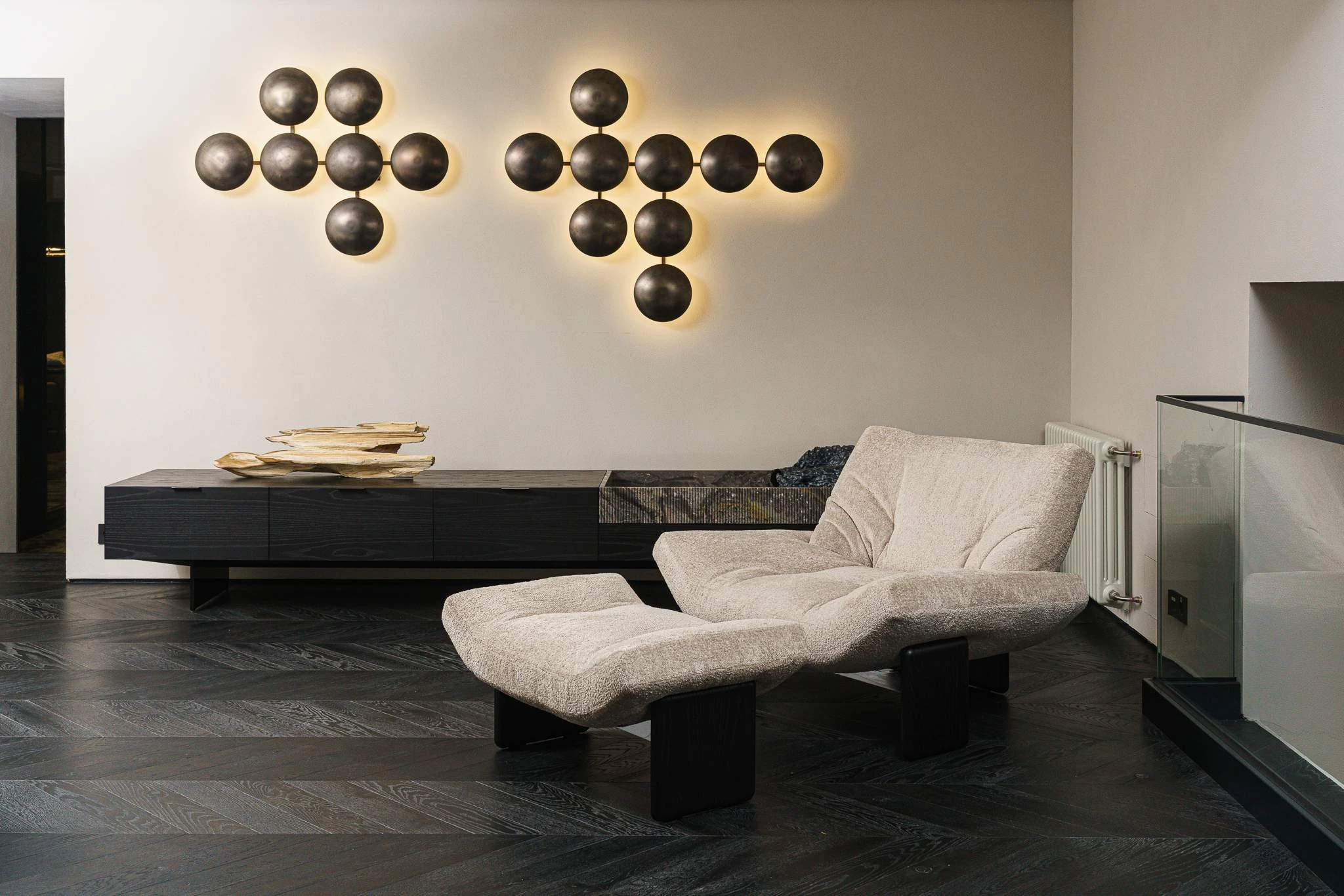 Кресло Emmi Teddy nuvola — Minotti, кожа, фото 3