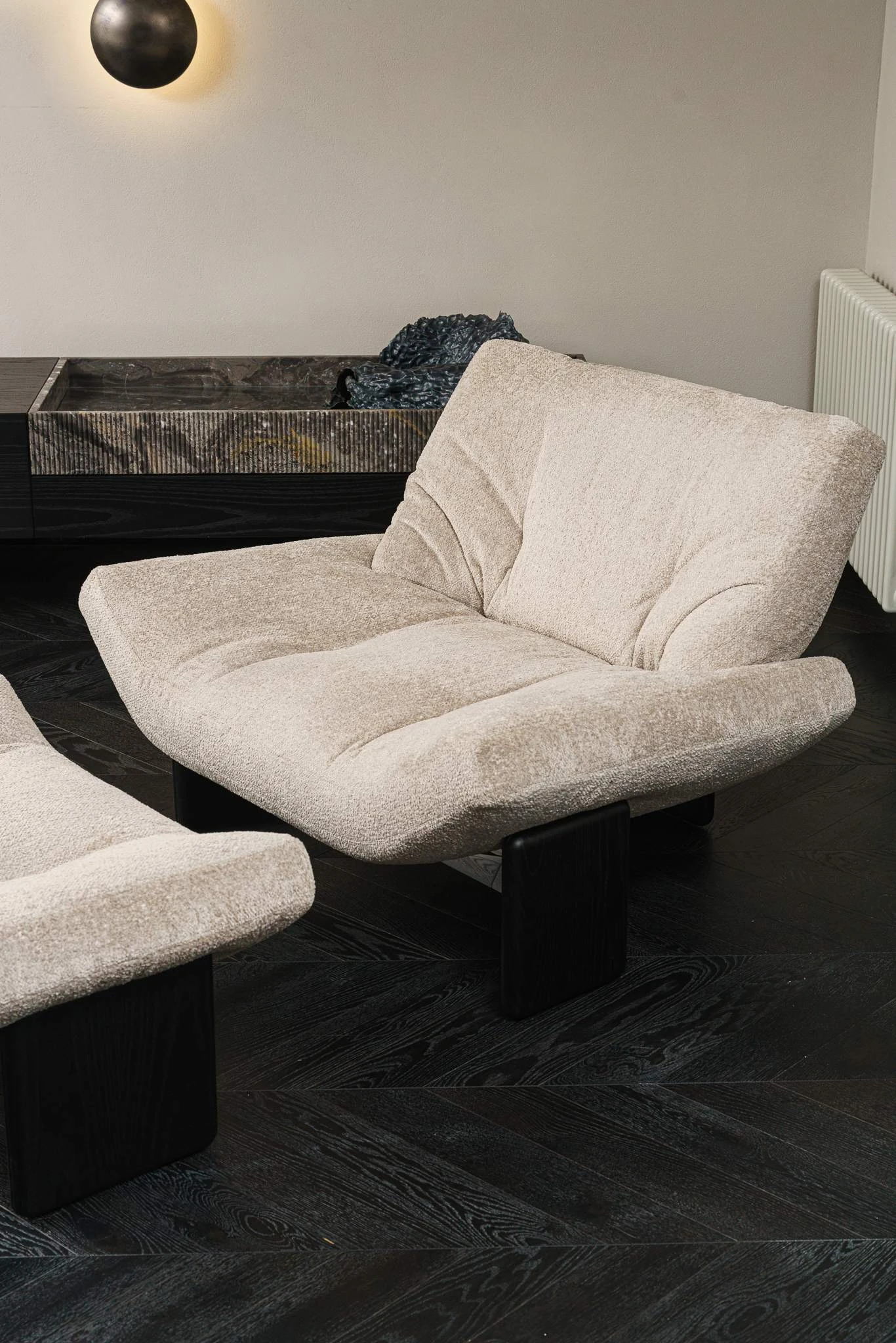 Кресло Emmi Teddy nuvola — Minotti, кожа, фото 5