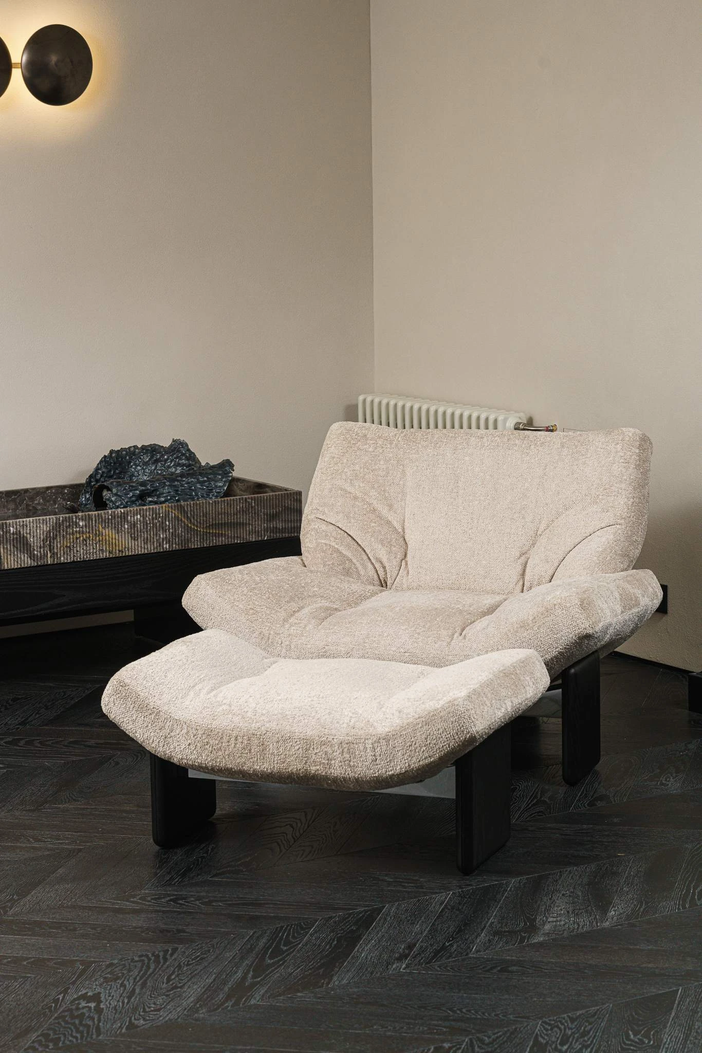 Кресло Emmi Teddy nuvola — Minotti, кожа, фото 6