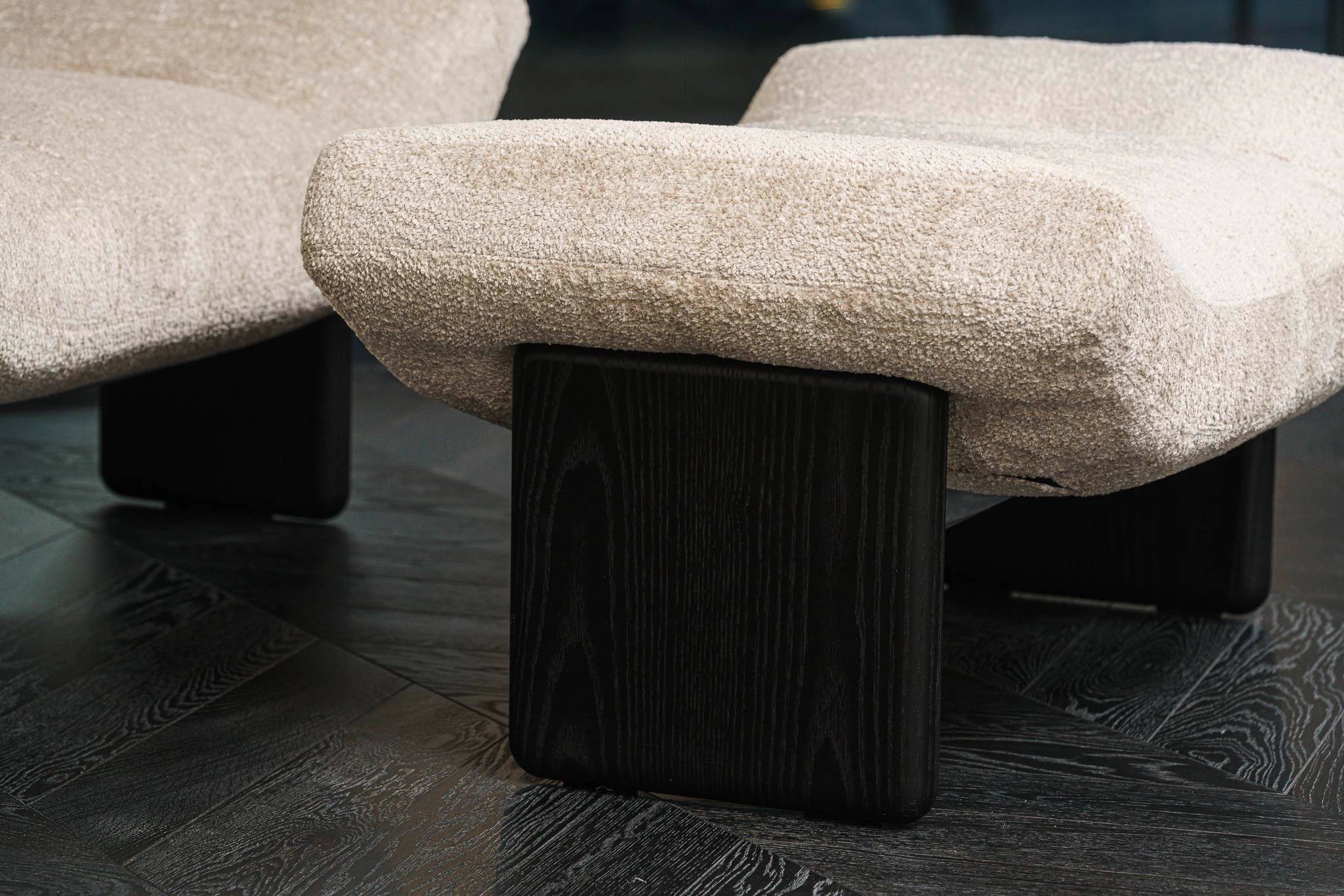 Пуф Emmi Teddy nuvola — Minotti, ткань, фото 6