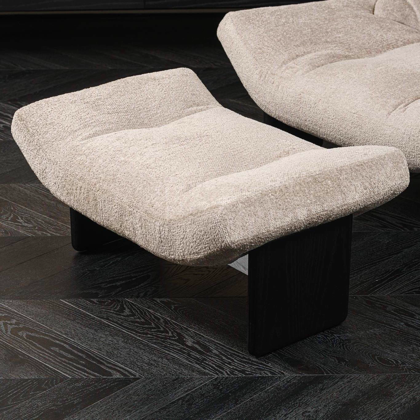 Пуф Emmi Teddy nuvola — Minotti, ткань