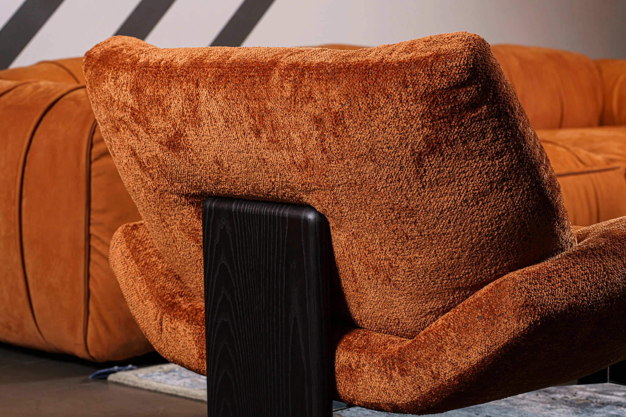Кресло Emmi Teddy rame — Minotti, кожа, фото 3