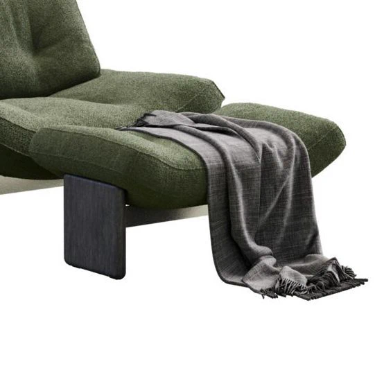Пуф Emmi Teddy rame — Minotti, ткань