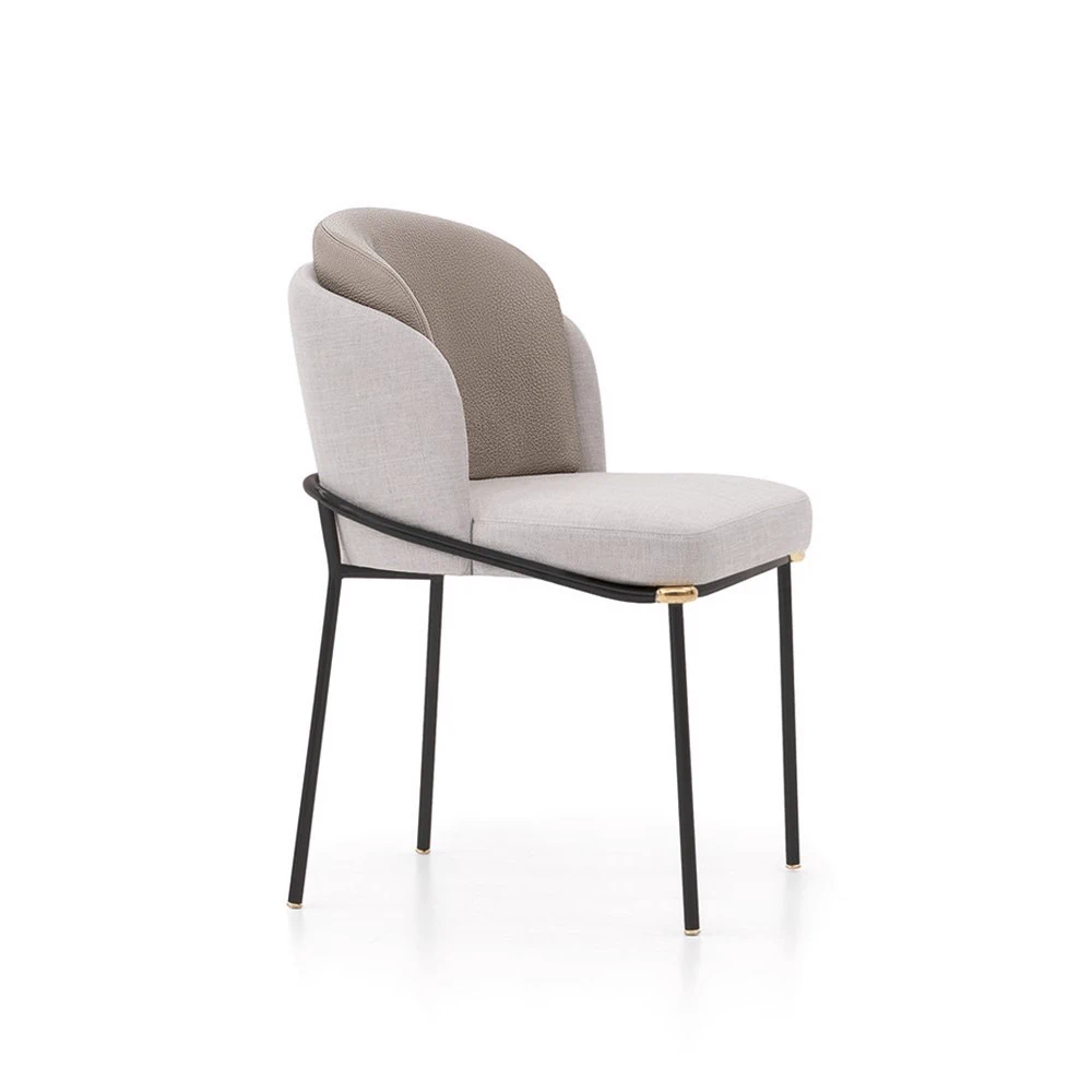 Стул Fil Noir "Dining" — Minotti, кожа, фото 2
