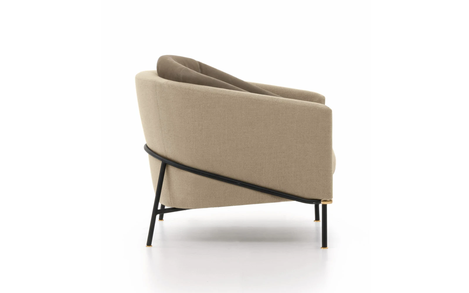 Кресло Fil Noir — Minotti, кожа, фото 3