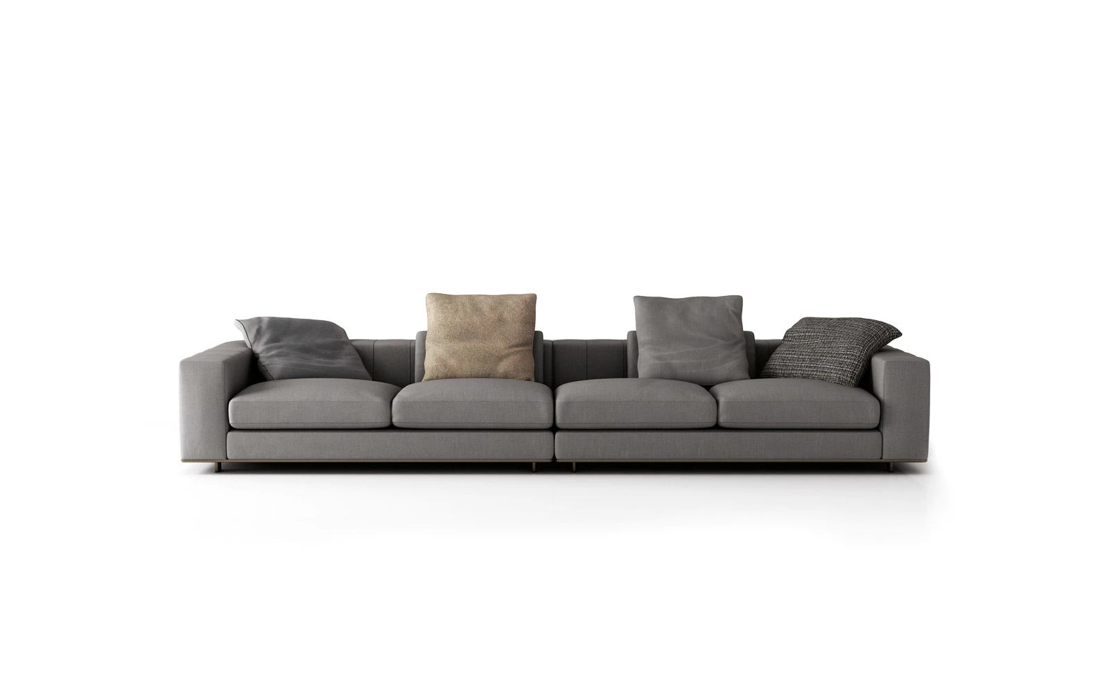 Диван Freeman "Duvet" — Minotti, кожа, фото 2