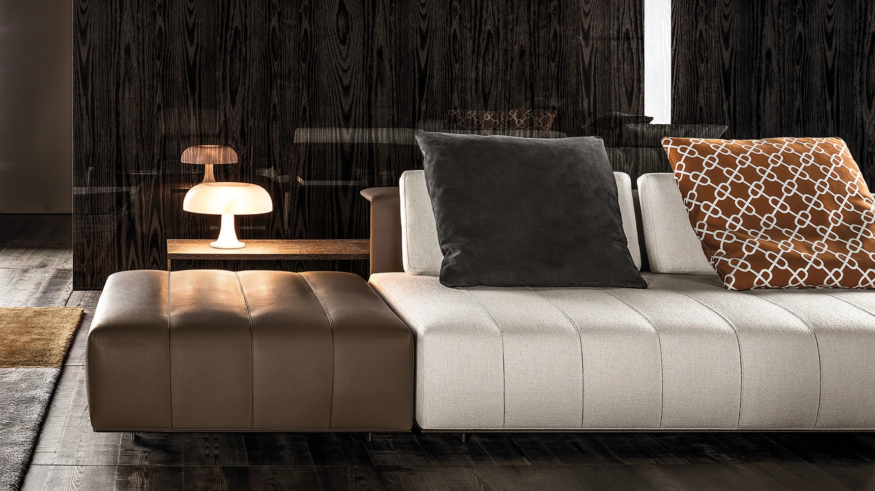 Диван Freeman "Tailor" — Minotti, кожа, фото 5