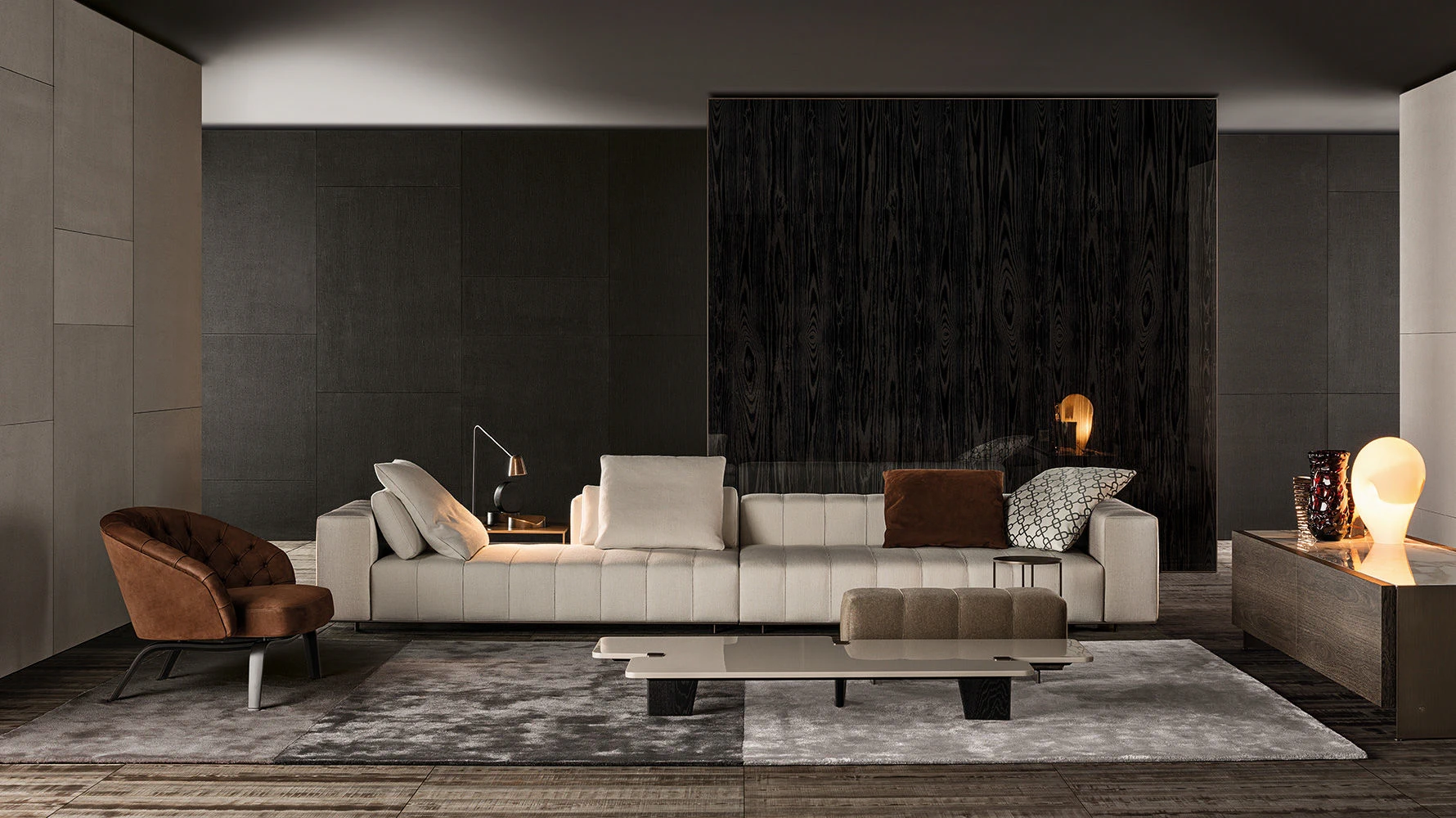 Диван Freeman "Tailor" — Minotti, кожа, фото 6